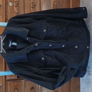 Denim & Co.~ Black Corduroy Jacket